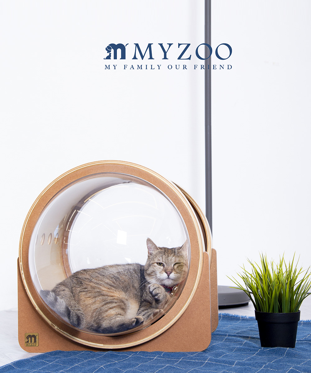 楽天市場 My Zoo 猫ハウス 猫 ベッド 木製 猫家具 ねこ ネコ かわいい おしゃれ Myzoo マイズー 宇宙船アルファ ネコハウス Sl Pt Sarasa Design Store