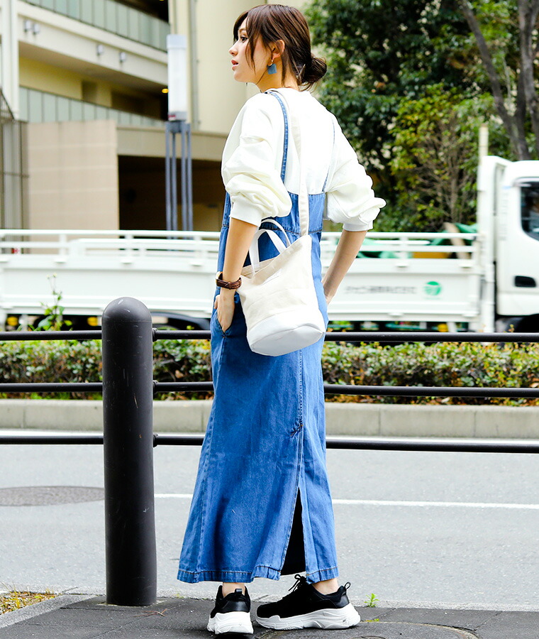 楽天市場 デニム ジャンパースカート ジャンスカ サロペット オールインワン デニムパンツ 大きいサイズ オーバーオール ワンピース 秋服 秋物 ゆったりジーンズ ストレート デニム 8 5オンス レディース ボトムス ロング マキシ丈 体系カバー M L Ll 3l 4l ブルー