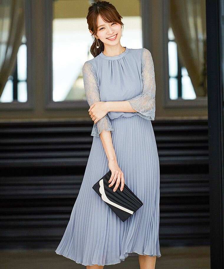 即日出荷 楽天市場 結婚式 ワンピース パーティードレス ロング 袖あり 春 夏 秋 冬 二次会 謝恩会 卒業パーティー 大学生 レース 大きいサイズ 小さいサイズ 成人式 同窓会 体型カバー 服装 入学式 卒業式 マタニティー 他と被らない 代 30代 40代 50代 母 ママ