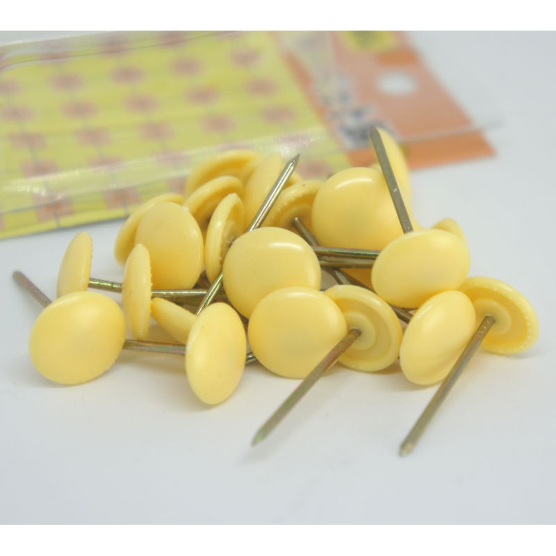 楽天市場 カーペット鋲 上敷鋲 クリーム ２５本入 さるるの部屋