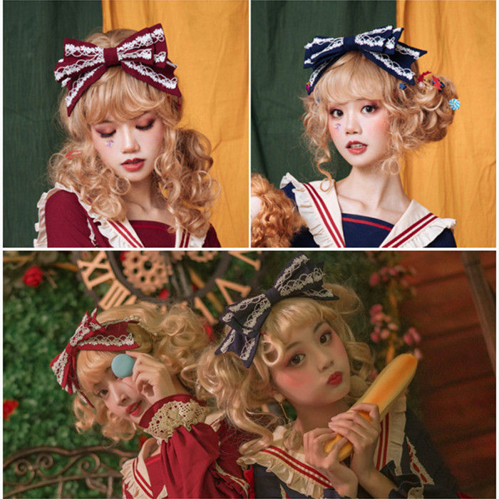 ガーゼドールロリータヘアバンド