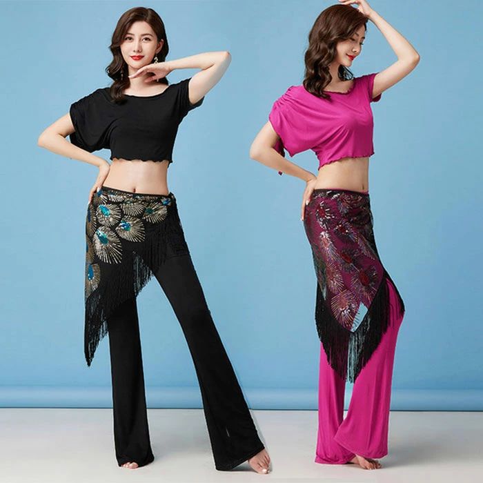 ベリーダンスレッスンウエアレース　ベリーダンス 衣装 コスチューム ベリーダンス衣装 ベリーダンス レッスン着 踊り姫 セットアップ