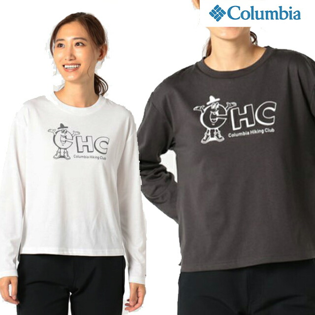 楽天市場 メール便可 Columbia コロンビア 秋冬 リーディトレイルウィメンズロングスリーブtシャツ Reedy Trail Women S Long Sleeve Tee Pl3193 長袖 ロンt ジェリー鵜飼 コラボ Jerry Ukai イラストレーター ササクラスポーツ楽天市場支店