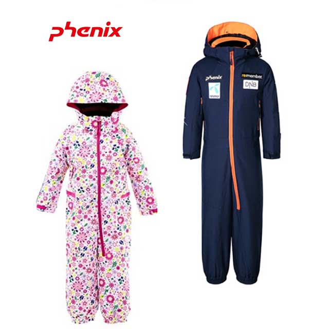 【マラソン期間中P5倍】フェニックス【PHENIX】Treasure Kid's One-Piece PS9G21P74 トレジャー キッズ ワンピース 赤ちゃん 乳児 防水 軽量 雪山 雪遊び アクティビティー　カバーオール オールインワン チャック 着脱簡単 (ベビー）｜ササクラスポーツ支店