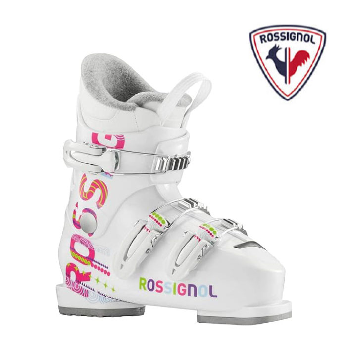 【マラソン期間中P5倍】ロシニョール FUN GIRL J3 RBE5130 スキーブーツ ジュニア ホワイト ウィンタースポーツ ゲレンデ スキー