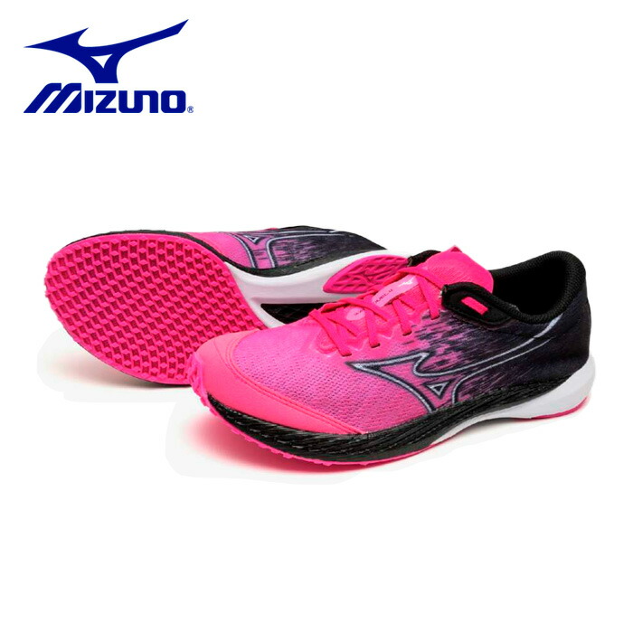 ★新品★ミズノ ウエーブデュエルPRO 陸上 ホワイト×ピンク×イエロー 26 楽天市場】○ ミズノ ランニングシューズ ウェーブデュエル プロ