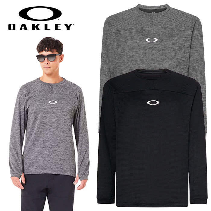 オークリー Enhance LS Grid Crew 4.7 FOA406979 トップス 長袖 シャツ クルー トレーニング スポーツ Tシャツ