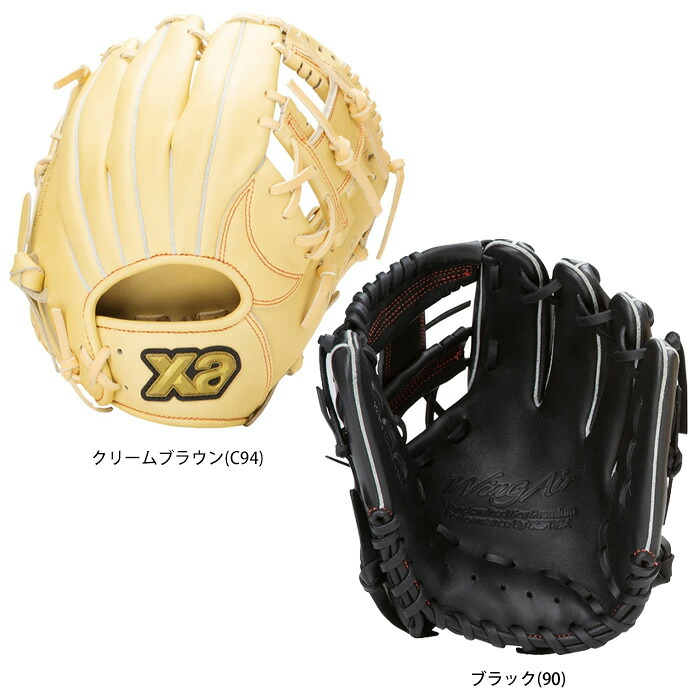 【マラソン期間中P5倍】ザナックス 少年 軟式 グラブ ウイングエアー BJG25AM1W 野球 グローブ ジュニア キッズ 子供 オールラウンド 右投げ 左投げ｜ササクラスポーツ支店