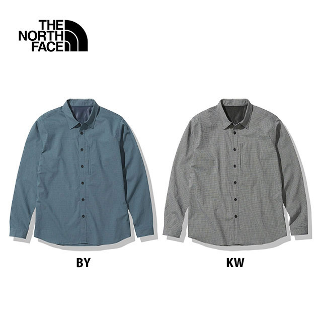【マラソン期間中P5倍】ザ・ノース・フェイス ロングスリーブ スウェルムシャツ(メンズ)NR12203 L/S SWELLME SHIRT 長袖 シャツ ロングスリーブウェア アウトドア キャンプ 登山|ササクラスポーツ支店