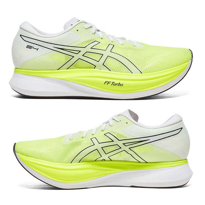 ASICS Running Shoes S4 Hazard Green / White 1013A129 300 UNISEX