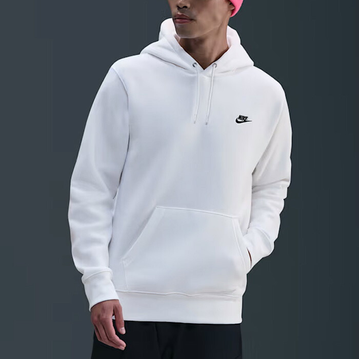 ナイキ 野球クラブ BB ティーシャツ L/S フーディ FN3860-100 ユニ一発やる 長袖 メンズ ティーシャツ フリース パーカー 蹴球 フットサル 御召しもの トップス