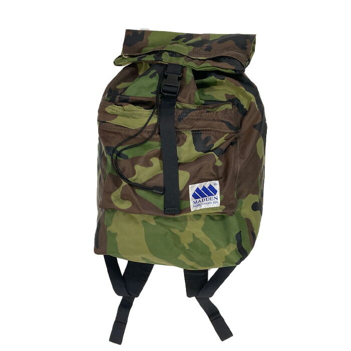 MADDEN カモフラ バックパック 16.5L 鞄 リュックサック 迷彩 ナイロン USA製 MARKSMAN NYLON