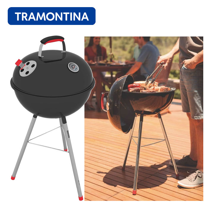 楽天市場】TRAMONTINA バーベキューコンロ 直径60cm 炭火用 蓋
