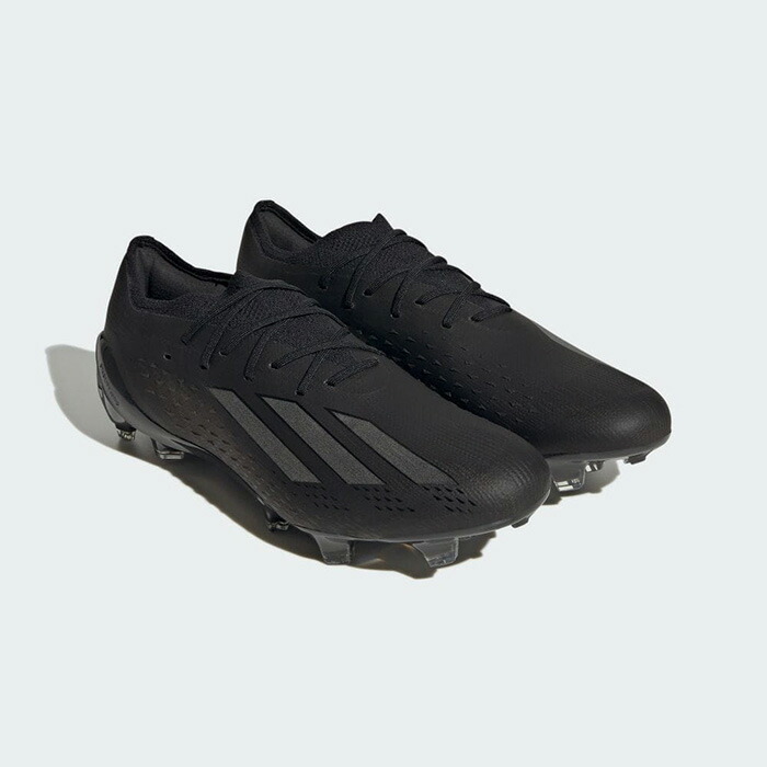 adidas SPEEDPORTAL ブラック サッカーシューズ Black and Blue FG Soccer Cleats - Boost Your Speed with
