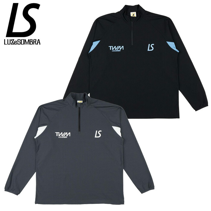 【マラソン期間中P5倍】ルースイソンブラ TWM DRY HALFZIP TOP L1251054 ハーフジップ ウェア サッカー フットサル 長袖 ロングスリーブ 運動 スポーツ 伸縮性 速乾性|ササクラスポーツ支店