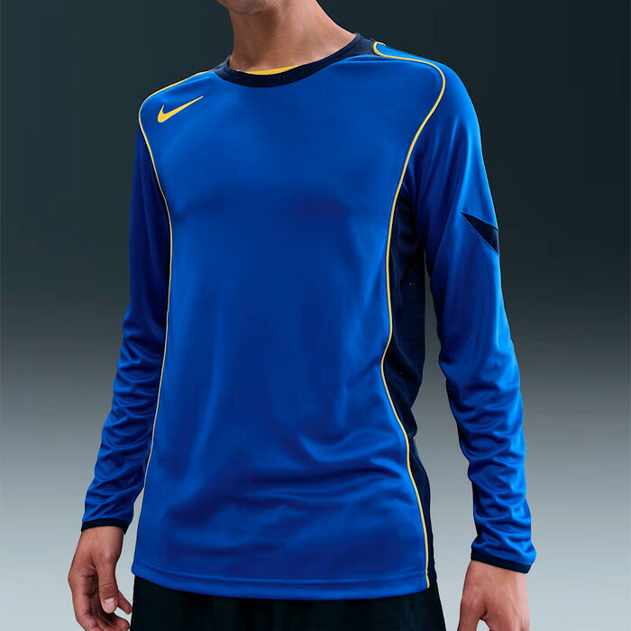 【マラソン継続期間中P5倍】ナイキ DF T90 TOP LS 長袖 ティーシャツ HV3513-480 蹴球 フットサル 形づくる お召しもの ユニ一発やる トップス サッカー・フットサル-スポーツ・アウトドア
