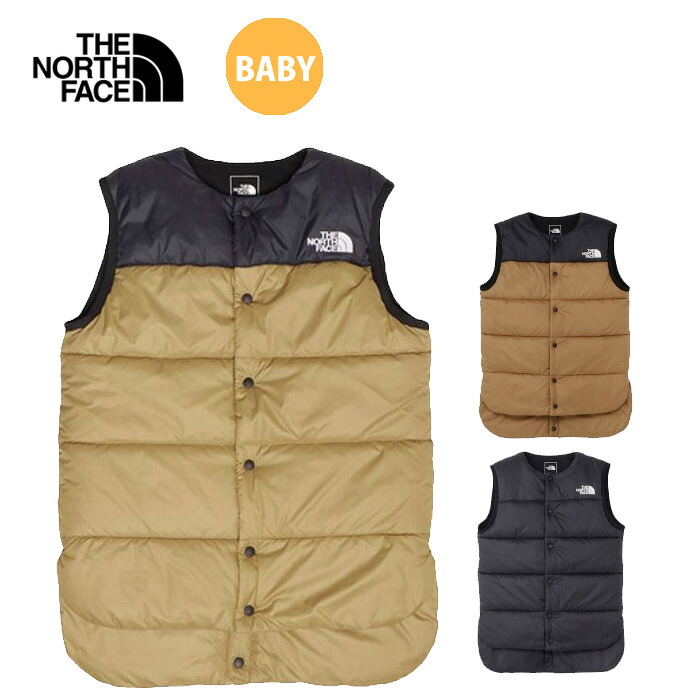 【マラソン期間中P5倍】ザ・ノース・フェイス 秋冬 インサレイテッドスリーパー(ベビー) NNB72310 NNB72410 KT K UB 防寒 保温 中綿 赤ちゃん ベスト アウトドア キャンプ|ササクラスポーツ支店