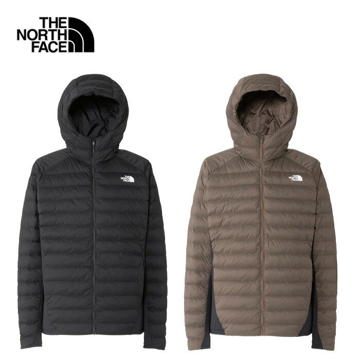 美品 ノースフェイス Red Run Hoodie L ブラウンNYW82493 ザ・ノース・フェイス(THE NORTH FACE) 中綿ジャケット レッド