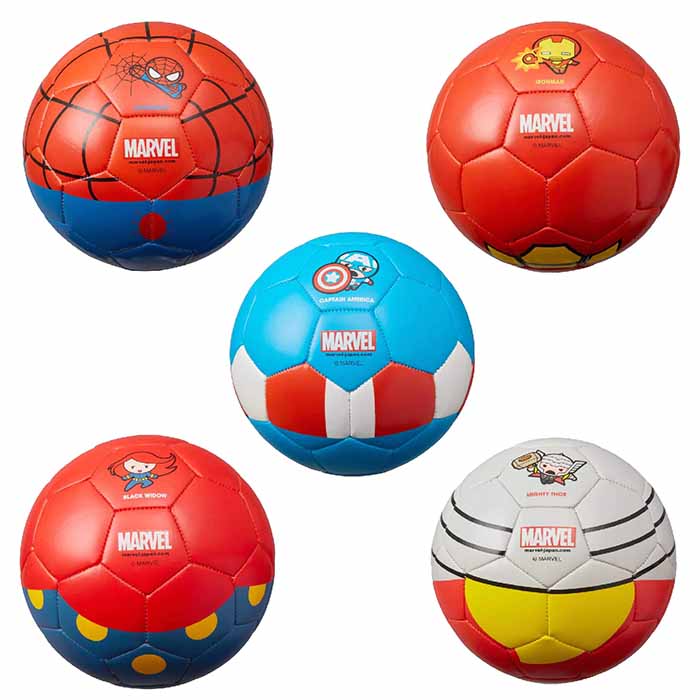 送料無料 スフィーダ Sfida かわいい 全5種類コンプリートセット かっこいい Avengers サッカー ボール プレゼント 子供 幼児 1号球 Soccer Ball