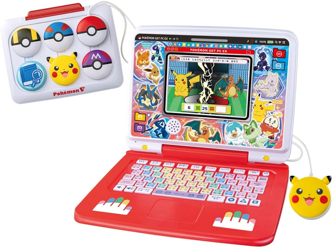 新品 訳あり ポケットモンスター ポケモンピカッとアカデミー ポケモンゲットパソコンEX (エクストリーム) 外箱の一部に痛みあり|ヴィンテージ店