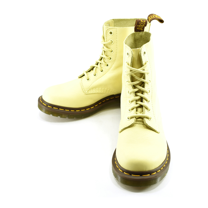 楽天市場 ドクターマーチン Dr Martins1460 Pascal パスカル 8ホール 8eye 8アイ パステルカラー ソフトレザー パステル イエロー Pastel Yellow ブーツ レディース シューズ 靴 Sasaya楽天市場店