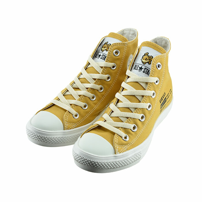 コンバース CONVERSE ALL STAR LIGHT POKEMON HI オールスター ライト ポケモン HI ハイカット ポケットモンスター イーブイ キャメル マスタード 64 (EIEVUI(～24.5cm)) 31306261 スニーカー レディース ユニセックス シューズ 靴画像