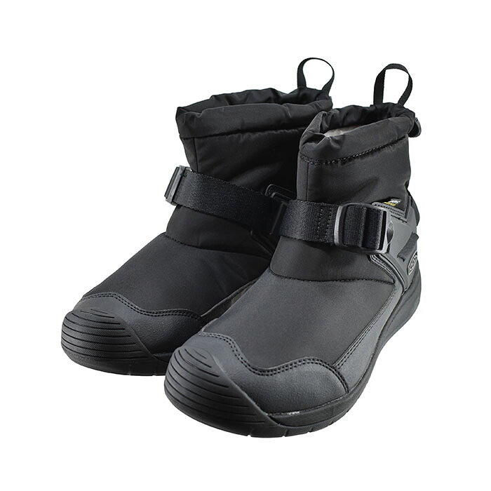 キーン KEEN HOODROMEO WP フッドロメオ ウォータープルーフ ブラック/ブラック 05 防水 雪寒地対応 ショート スノーブーツ ウィンターブーツ (BLACK/BLACK) 1025473 ブーツ スノーシューズ メンズ シューズ 靴｜sasaya店