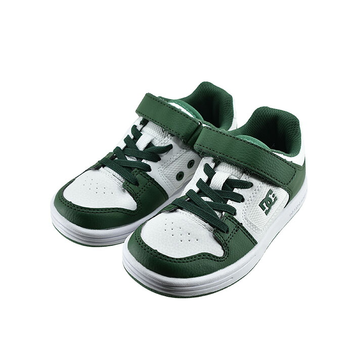 【送料込み】 ディーシー DC KS MANTECA 4 V SN キッズ マンテカ 4 V SN (WHITE/GREEN) DK231001 スニーカー キッズ ジュニア 子供 男の子 女の子 ホワイト/グリーン ADBS300358 15 シューズ 靴