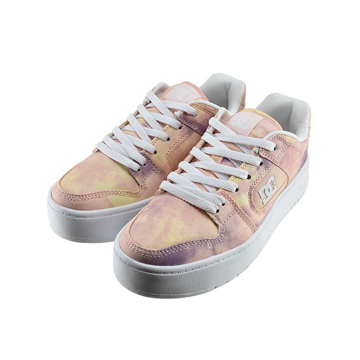 ディーシー DC WS MANTECA 4 PLATFORM ウィメンズ マンテカ 4 プラットフォーム (PEACH PARFAIT) DW232001 スニーカー ピーチパフェ ピンク ADJS100156 レディース シューズ 靴 45｜sasaya店