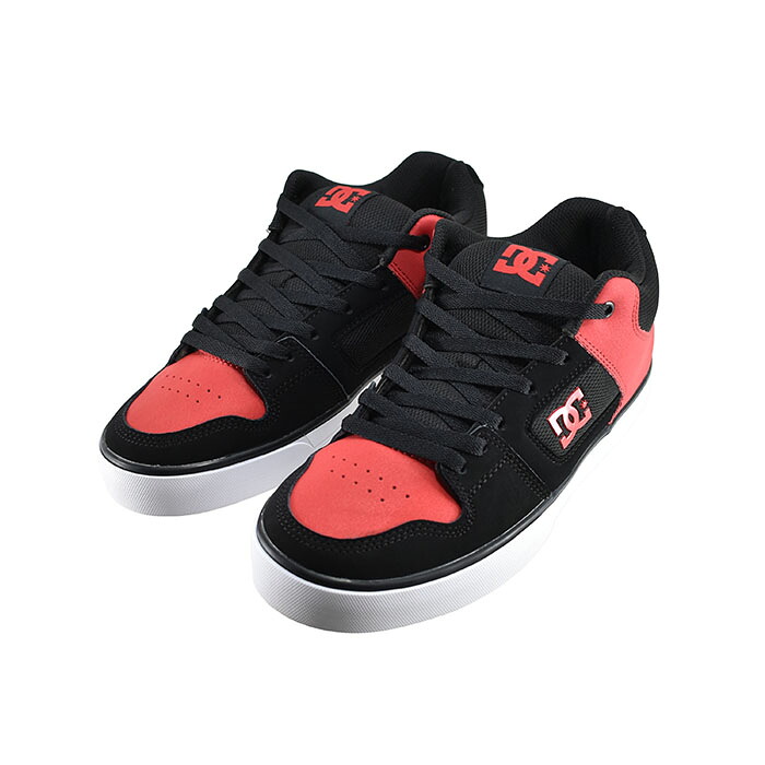 ディーシー DC PURE MID ピュア ミッド (BLACK/RED) DM232017 スニーカー ユニセックス ブラック/レッド ADYS400082 メンズ シューズ 靴 45|sasaya店