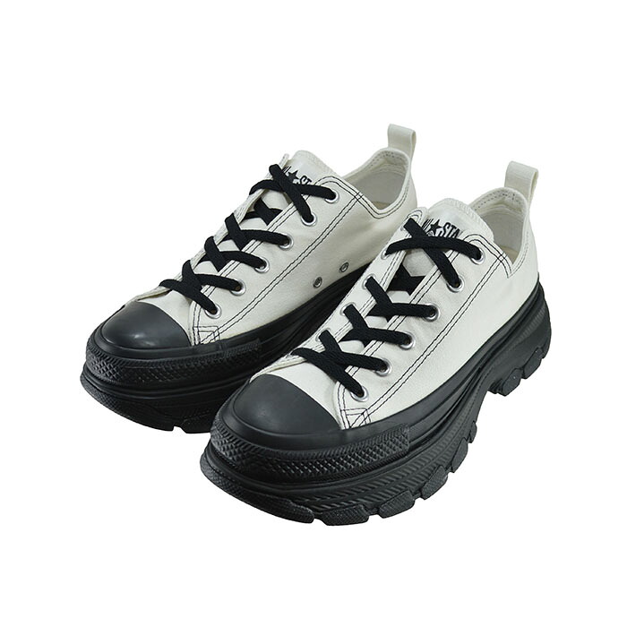 コンバース CONVERSE ALL STAR (R) TREKWAVE OX オールスター (R) トレックウエーブ OX (WHT/BLK(~24.5cm)) 1SD542 スニーカー ユニセックス ホワイト/ブラック 31309830 レディース シューズ 靴 85