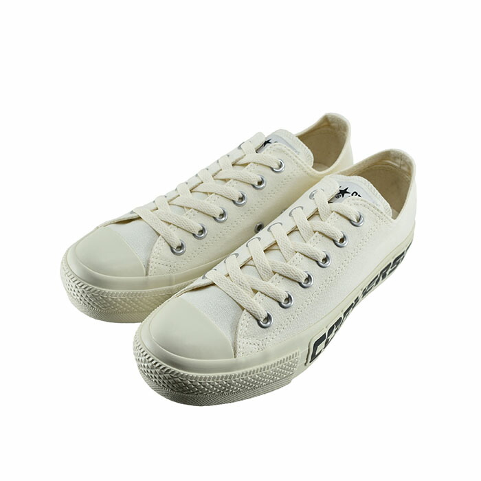コンバース CONVERSE ALL STAR PLTS LOGOPATCH OX オールスター PLTS ロゴパッチ OX (ホワイト) 5SE052 スニーカー 31312162 レディース シューズ 靴 36｜sasaya店
