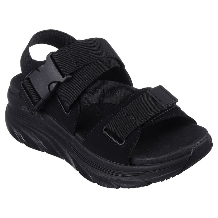 スケッチャーズ SKECHERS D’LUX WALKER - COOL LINES デラックス ウォーカー - クール ラインズ (BLACK) 119820 サンダル ブラック レディース シューズ 靴 46