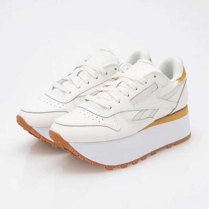 リーボック Reebok CLASSIC LEATHER TRIPLE LIFT クラシックレザー トリプル リフト (CHALK/CHALK/GOLD) 100207943 スニーカー チョーク/チョーク/ゴールド レディース シューズ 靴 86 9,504円