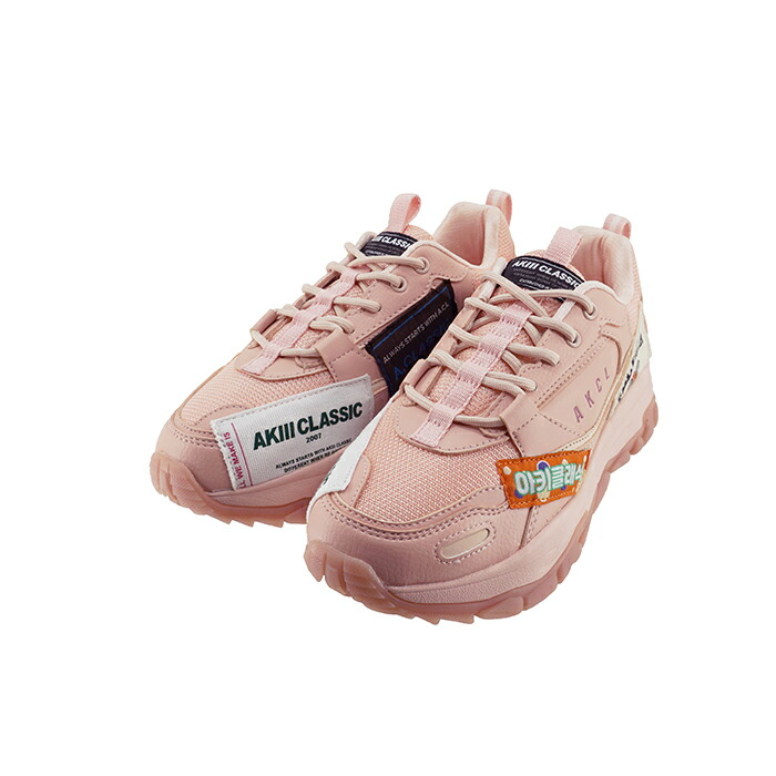 AKIII CLASSIC アキクラシック AKIII URBAN TRACKER WAPPEN (PINK) AKC0091 スニーカー ユニセックス ピンク レディース シューズ 靴 06｜sasaya店