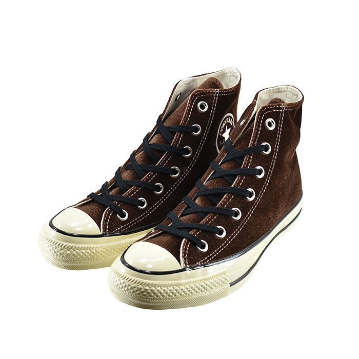 コンバース CONVERSE ALL STAR US VELVET HI オールスター US ベルベット HI (ブラウン(~24.5cm)) 1SE284 スニーカー ユニセックス 31313320 レディース シューズ 靴 116|sasaya店