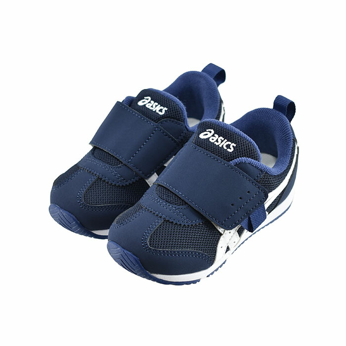 【送料込み】 アシックス asics IDAHO BABY KT-ES 5 アイダホ ベビー KT-ES 5 (NAVY BLUE/WHITE) 1144A389 男の子 女の子 キッズ ネイビーブルー/ホワイト ベビー 赤ちゃん 子供 シューズ 靴 38