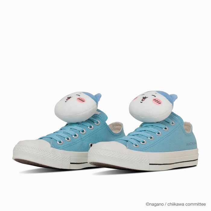 コンバース CONVERSE ALL STAR MC OX / CHIIKAWA オールスター MC OX / ちいかわ (ハチワレ) 1SE428 スニーカー ユニセックス サックス ブルー 31314171 レディース シューズ 靴 27