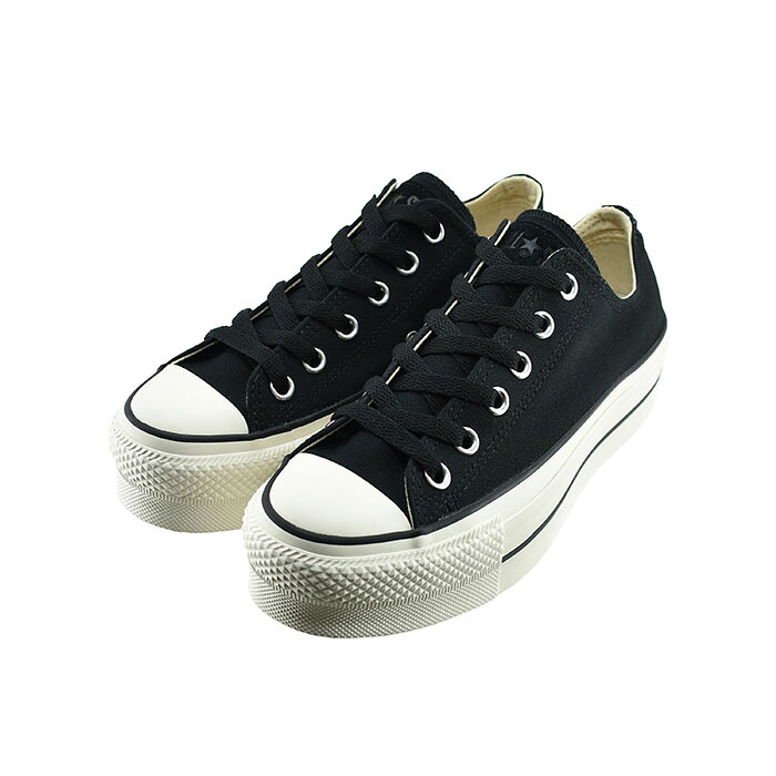 コンバース CONVERSE ALL STAR (R) LIFTED PS OX オールスター （Ｒ） リフテッド PS OX (ブラック) 31314290 スニーカー ユニセックス レディース シューズ 靴 37｜sasaya店