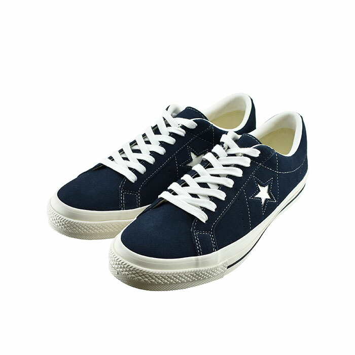 【取り寄せ可】コンバース CONVERSE ONE STAR SUEDE ワンスター スエード (ネイビー(～24.5cm)) 35200862 スニーカー ユニセックス レディース シューズ 靴 37