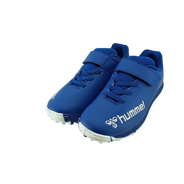 【送料込み】 ヒュンメル hummel プリアモーレ 6 アルファ VTF Jr (BLUE/BLACK) HJS2135 スニーカー ユニセックス男の子 キッズ ジュニア ブルー/ブラック 子供 キッズ シューズ 靴 37