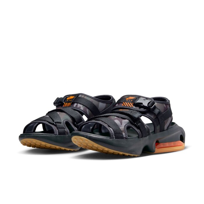 ナイキ Nike AIR MAX SOL SANDAL エア マックス ソル サンダル (BLACK/VIVID ORANGE) FJ5446 サンダル ブラック/ビビッドオレンジ メンズ シューズ 靴 37|sasaya店