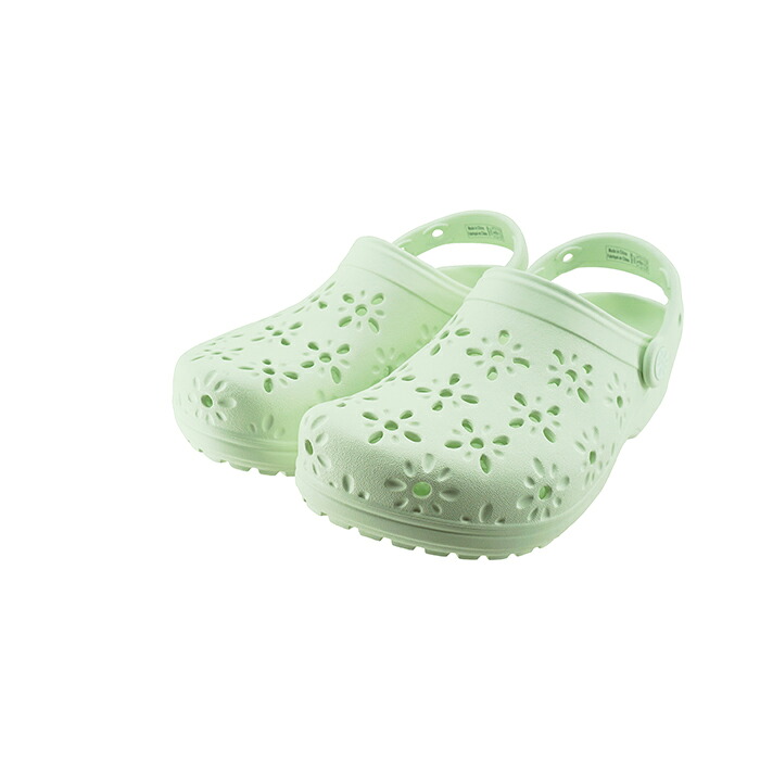 クロックス crocs CLASSIC FLORAL CUT OUT CLOG クラシック フローラル カットアウト クロッグ (Jade Tint(～24.0cm)) 210927 サンダル ユニセックス ジェイド ティント グリーン ミント レディース シューズ 靴 27