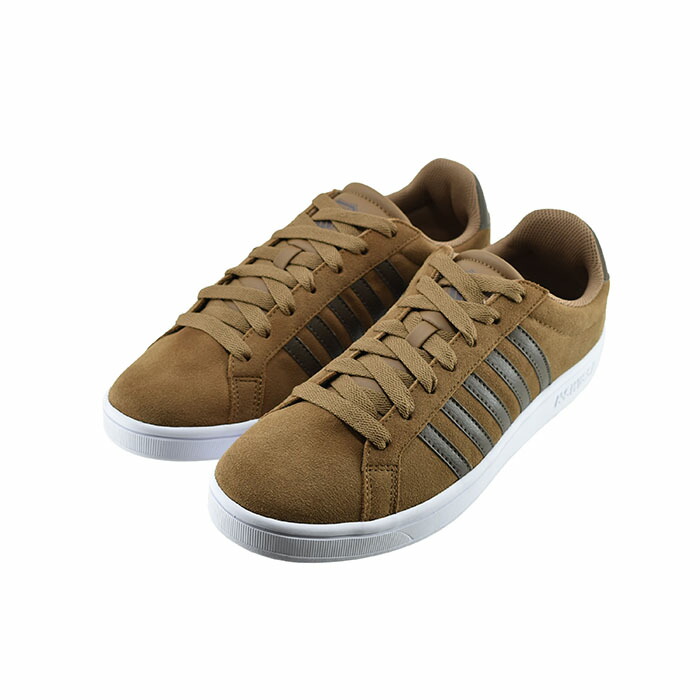 28% OFF SALE ケースイス K-SWISS COURT TIEBREAK SDE コート タイブレーク スエード (TSTDCOCONT/CHCBRWN) 07012 スニーカー ブラウン 4700368228 メンズ シューズ 靴 37 セール品