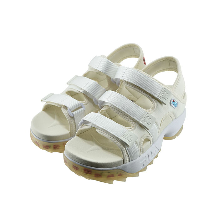 フィラ FILA DISRUPTOR SD PUFFY U－CITY ディスラプター SD パフィー U シティ (SNOW WHITE/RED/BLUE(25.0cm～)) USS25027 サンダル ユニセックス スノーホワイト/レッド/ブルー メンズ シューズ 靴 47
