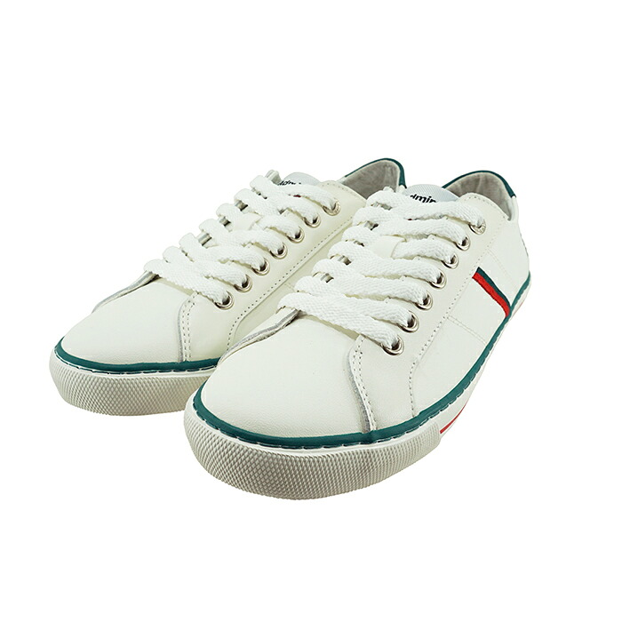 アドミラル Admiral WATFORD ワトフォード (WHITE/GREEN(～24.0cm)) AD601 スニーカー ユニセックス ホワイト/グリーン 白 シロ レディース シューズ 靴 87