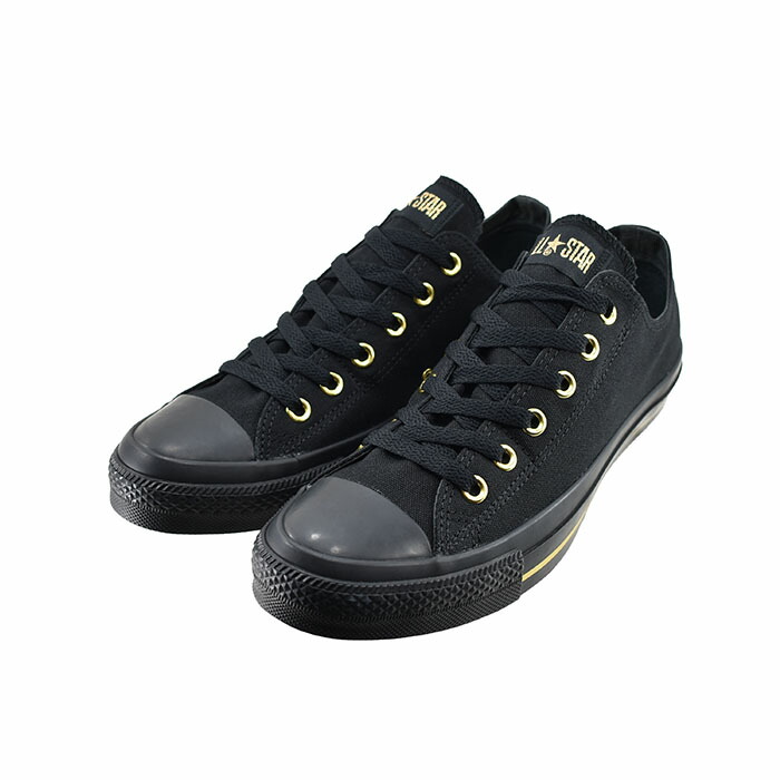 コンバース CONVERSE ALL STAR GOLDSTRIPE SLIP OX オールスター ゴールドストライプ スリップ OX (BLK/BLK(24.5cm～)) 1SE864 スニーカー ユニセックス ブラック/ブラック 31316641 メンズ シューズ 靴 117