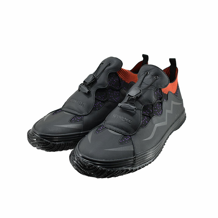 スピングル SPINGLE 攻殻機動隊 SAC 2045×SPINGLEコラボ ミドルカット (BLACK/PURPLE) SPSAC2045A スニーカー ユニセックス ブラック/パープル メンズ シューズ 靴 127画像