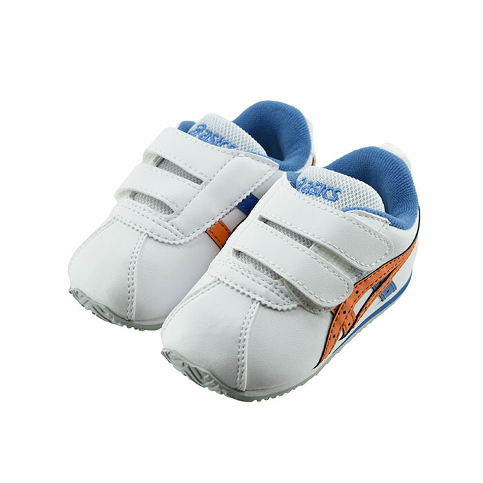 【送料込み】 アシックス asics COTLA BABY SL 2 コトラ ベビー SL 2 (WHITE/ORANGE) 1144A382 男の子 女の子 キッズ ホワイト/オレンジ ベビー 赤ちゃん 子供 シューズ 靴 28
