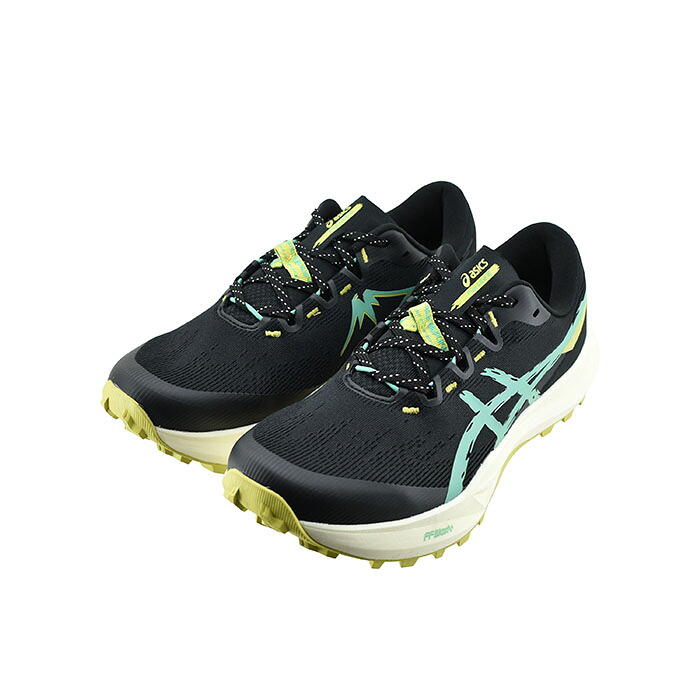 アシックス asics Fuji Lite 6 フジ ライト 6 (BLACK/AURORA GREEN) 1011C086 ブラック/オーロラグリーン メンズ シューズ 靴 18｜sasaya店